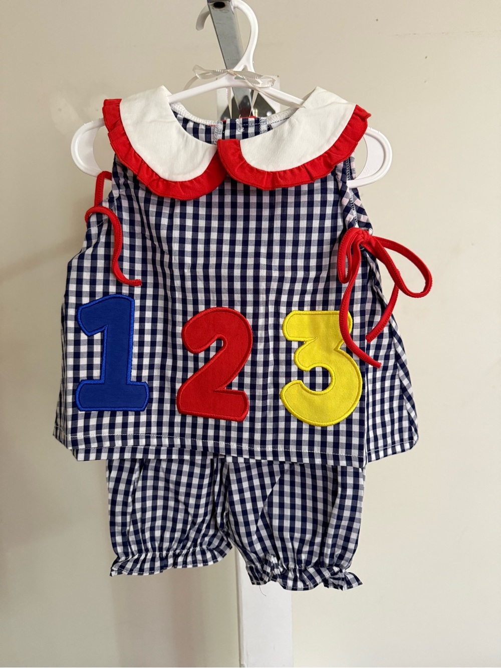 New Stitchy Fish “Easy as 1,2,3” Bloomer Set - Picture 3 of 11